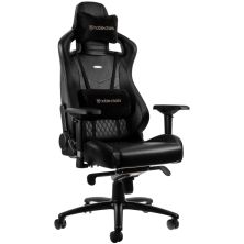 Кресло игровое Noblechairs Epic Series Real Leather Black (NBL-RL-BLA-001)