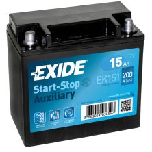 Аккумулятор автомобильный EXIDE START STOP AUXILIARY 15Ah (+/-) (200EN) (EK151)