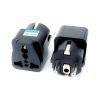 Перехідник US/UK/AU to EU Dynamode (EU Adapter black) - Зображення 2