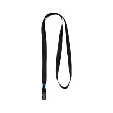 Шнурок для бейджа Axent с металлическим клипом, черный (4532-01-A)