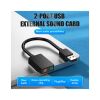 Звукова плата Vention Audio USB 2х3,5 мм jack 0.15m (CDYB0) - Зображення 1