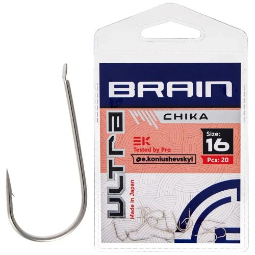 Крючок Brain fishing Ultra Chika 16 (20шт/уп) (1858.52.62)