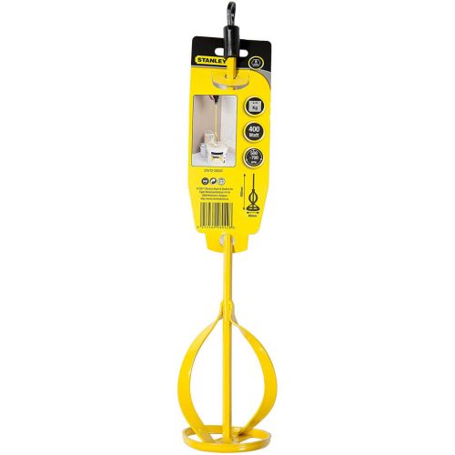 Шнек для бура Stanley Joint Compound Mixer L= 400мм, d=80 мм, для фарби та затиральної суміші (STHT2-28042)