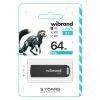 USB флеш накопичувач Wibrand 64GB Mink Black USB 2.0 (WI2.0/MI64P4B) - Зображення 1