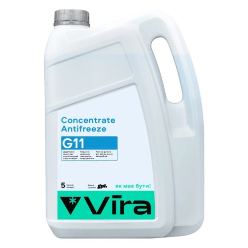 Антифриз VIRA Concentrate G11 синя 5 л (VI3003)