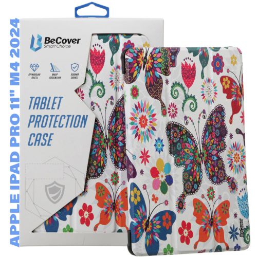 Чехол для планшета BeCover Smart Case Apple iPad Pro 11 M4 2024 Butterfly (711631)