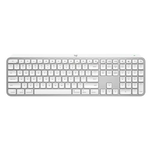 Клавиатура Logitech MX Keys S для MAC Bluetooth/Wireless UA Pale Grey (920-011638)