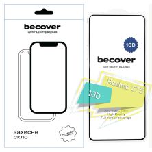 Стекло защитное BeCover Realme C75 10D Black (713167)
