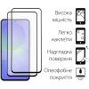 Чохол до мобільного телефона Dengos Samsung Galaxy A36 Matte + glass 2pcs (Black) (DG-CTG2P-15) - Зображення 2