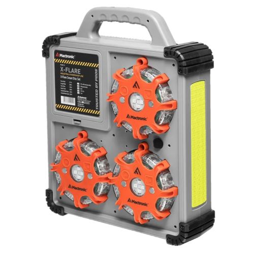 Ліхтар Mactronic X-Flare (30 Lm) Red/Blue/Amber Recharg 12/220V (PSD0112) (DAS302492)