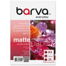 Фотобумага Barva A3, Everyday, Matte, double-sided, 140 g/m2, 20c (IP-BE140-415) Фотобумага Barva A3, Everyday, Matte, double-sided, 140 g/m2, 20c (IP-BE140-415)