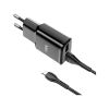 Зарядний пристрій HOCO C88A Star round 2xUSB + cable Micro 12W Black (6931474749529) - Зображення 1