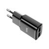 Зарядний пристрій HOCO C88A Star round 2xUSB + cable Micro 12W Black (6931474749529) - Зображення 2