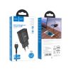Зарядний пристрій HOCO C88A Star round 2xUSB + cable Micro 12W Black (6931474749529) - Зображення 3