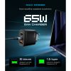 Зарядное устройство Armorstandart ARP-621 Resolute Power USB-C 65W GaN Black (ARM70023) - Изображение 1