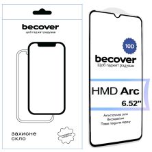 Стекло защитное BeCover HMD Arc 10D Black (713572)