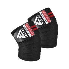 Бинт для спорту RDX KR11 Gym Knee Wrap Black/Red (WAH-KR11BR)