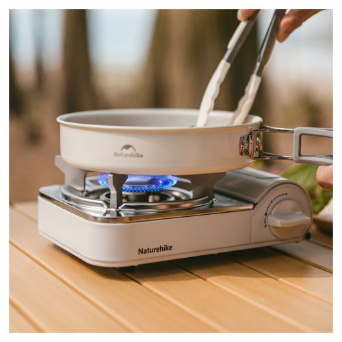 Портативная газовая плитка Naturehike CNK2350CF016, біла (6927595754627)