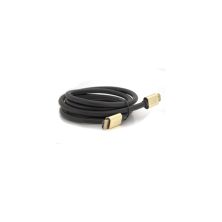 Кабель мультимедийный HDMI M to HDMI M 1.8m V2.1 8K black Merlion (YT-HDMI(M)/(M)8KV2.1-1.8m)