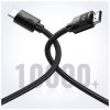 Кабель мультимедійний HDMI M to HDMI M 2.0m 4K30Hz braided HD119 black Ugreen (40101) - Зображення 3
