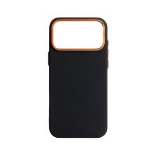 Чехол для мобильного телефона Armorstandart LikeCarbon2 SE MagCase Apple iPhone 17 Pro Max Kevlar Black Orange (ARM89165)