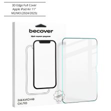 Стекло защитное BeCover 3D Edge Full Cover Apple iPad Air 11 M2/M3 (2024/2025) (714774)
