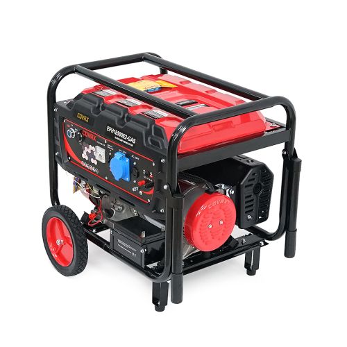 Генератор COVAX EPH18500E2-GAS, 9.0kW, бензин/газ, 220V, 50Hz, DC12V, 20HP, электро стартер, 25L (EPH18500E2-GAS)
