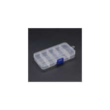 Ящик для інструментів Voltronic органайзер для дрібних деталей 130 х 25 х 65 мм, 10 відділень (Box-130 х 25 х 65)