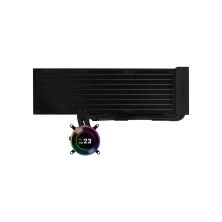 Система жидкостного охлаждения Lian Li HydroShift II LCD-C 360 FANLESS, Black (G89.GHS2LCD36B.00)