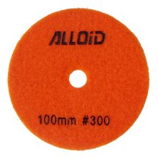 Круг зачистной Alloid Pro, алмазный, шлифовальный, на липучке, STAR, 100мм, зерно 300 (DD-63373)