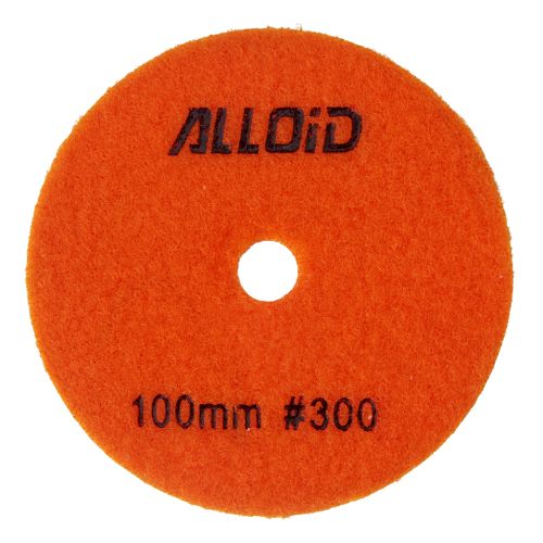 Круг зачистной Alloid Pro, алмазный, шлифовальный, на липучке, STAR, 100мм, зерно 300 (DD-63373)