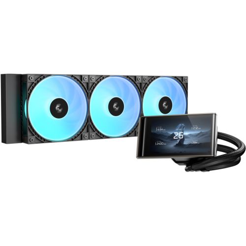 Система жидкостного охлаждения Deepcool LT360 Vision ARGB Black (R-LT360VISION-BKAMMC-G-1)