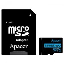 Карта пам'яті Apacer 256GB microSDHC class 10 UHS-I U3 V30 (AP256GMCSX10U7-R)