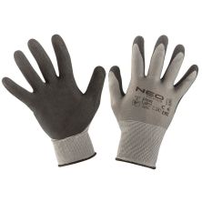 Захисні рукавички Neo Tools робочі, з латексним покриттям (піна), р. 9 (97-617-9)