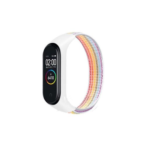 Ремешок для фитнес браслета BeCover Nylon Style для Xiaomi Mi Smart Band 7 Rainbow (707668)