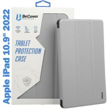 Чехол для планшета BeCover TPU Edge mount Apple Pencil Apple iPad 10.9 2022 Gray (708484)