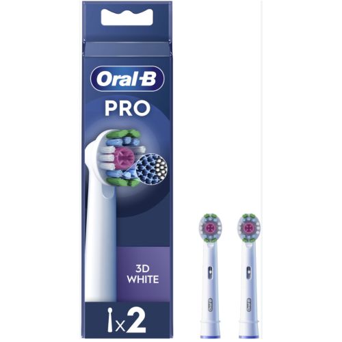 Насадка для зубной щетки Oral-B Pro 3D White, 2 шт (8006540847183)