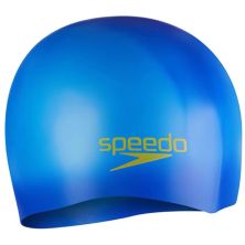 Шапка для плавания Speedo Plain Moud Silc Cap JU синій 8-7099015965 OSFM (5059937427522)