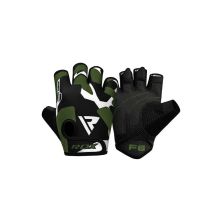 Рукавички для фітнесу RDX F6 Sumblimation Black/Green XL (WGS-F6GN-XL)