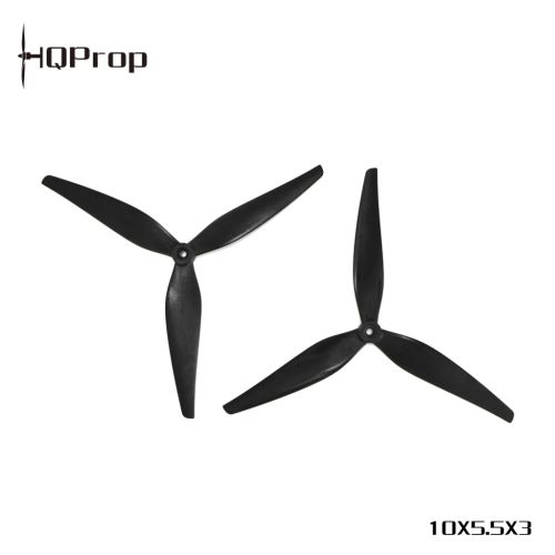 Пропелер для дрона HQProp 10X5.5X3 2CW+2CCW Black (MQ10X5.5X3B-GRN)
