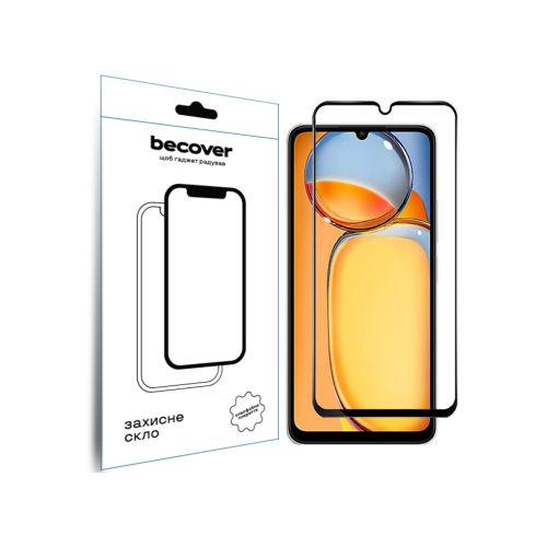 Стекло защитное BeCover Realme C63 Black (711794)