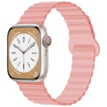 Ремешок для смарт-часов Drobak Silicone Magnetic Link для Apple Watch All Series Ultra 2 49/45/44/42mm Pink sand (898928)