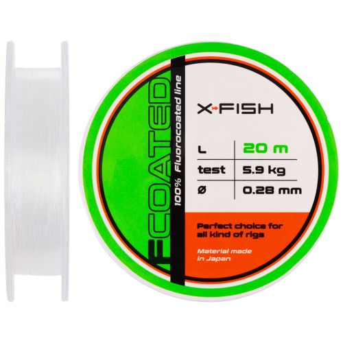 Флюорокарбон X-Fish FCoated 20m 0.28mm 5.9kg (1917.01.46)