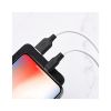 Дата кабель USB 2.0 AM to Lightning 2.0m 2.4A silicone X21 black+white HOCO (6931474713780) - Изображение 3