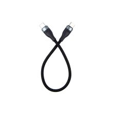 Дата кабель USB-C to USB-C 0.25m black Dengos (NTK-TC-TC-SHRT-BLACK) Дата кабель USB-C to USB-C 0.25m black Dengos (NTK-TC-TC-SHRT-BLACK)