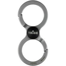 Карабін туристичний Tribe Twin Lock (T-LB-0007-metal)