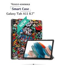 Чохол до планшета BeCover Smart Case Samsung Galaxy Tab A11 SM-X133/X135 8.7 Graffiti (713975)