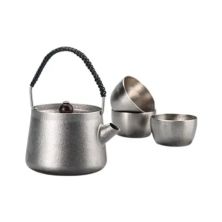 Набор туристической посуды Naturehike чайний NH20CJ007 титан (6927595749630)
