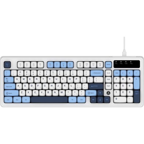 Клавиатура Ajazz AF98 USB UA White/Blue (AF98-GB)