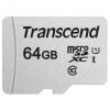 Карта памяти Transcend 64GB microSDXC class 10 UHS-I U1 (TS64GUSD300S-A) - Изображение 1